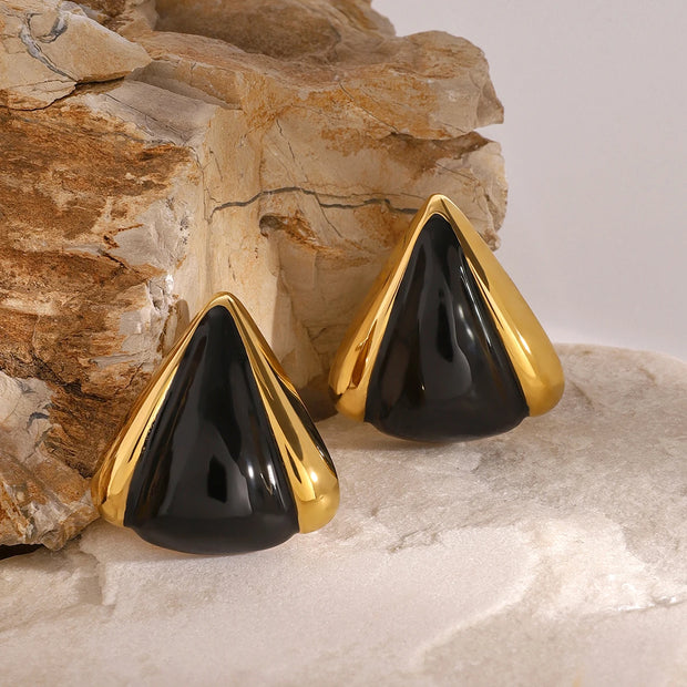 Dual-Tone Pyramid Studs