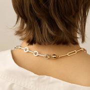Dual-Tone Link Chain Choker