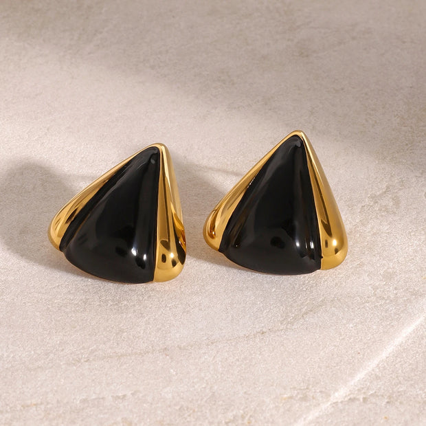 Dual-Tone Pyramid Studs